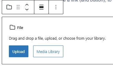 screenshot adding file block
