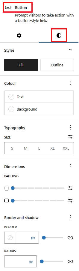 screenshot button sidebar style