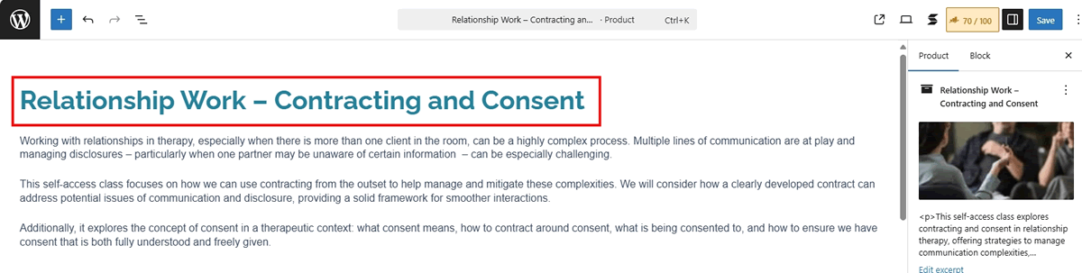 screenshot edit product title