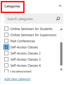 screenshot product categories
