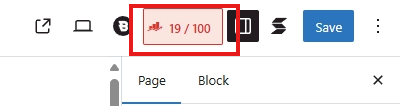 screenshot Rank Math button